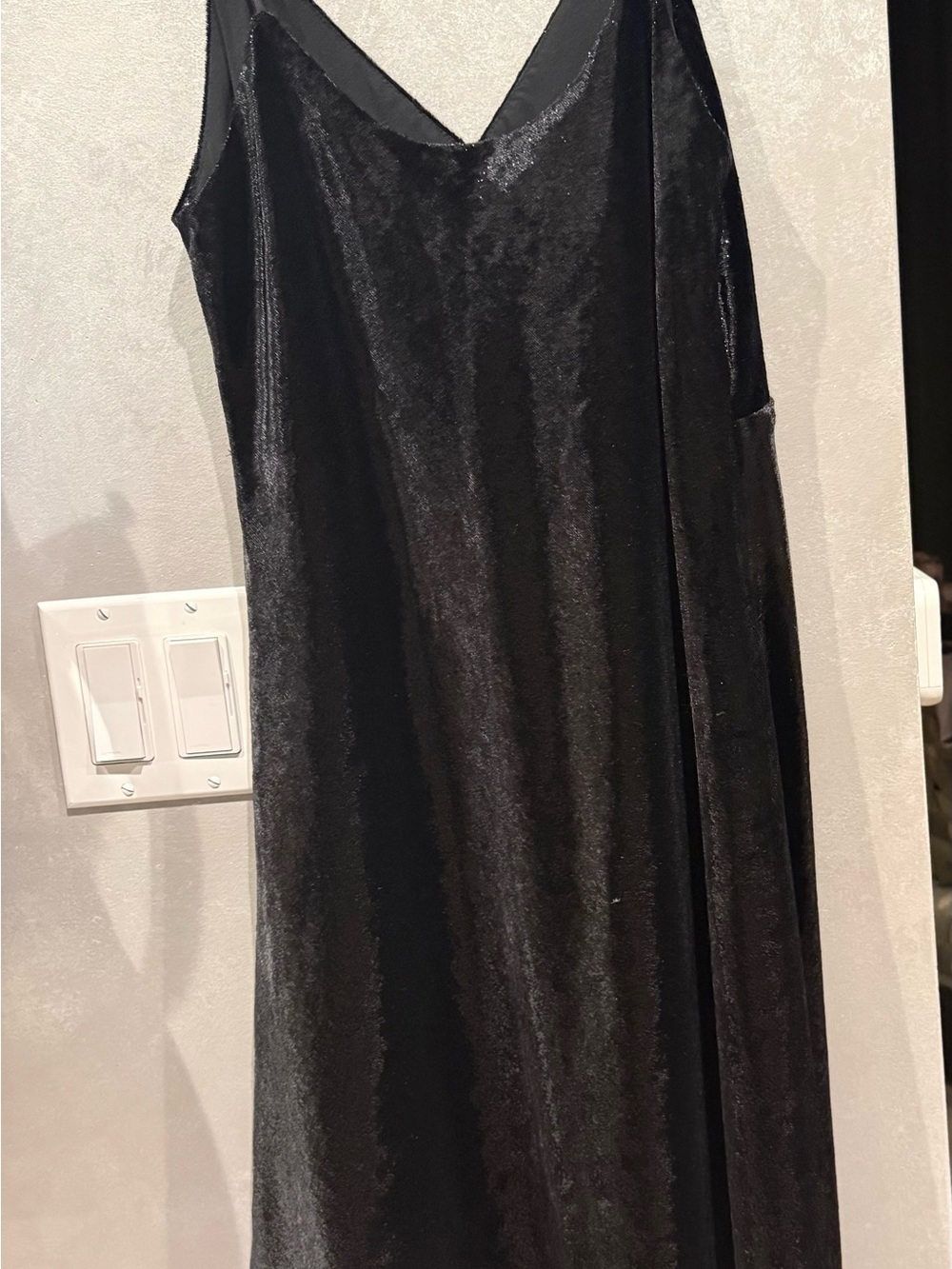 Bailey 44 Black Velvet Wrap Top